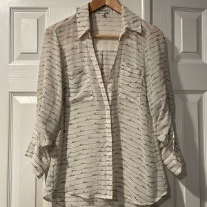 Bundle of Express button blouses.